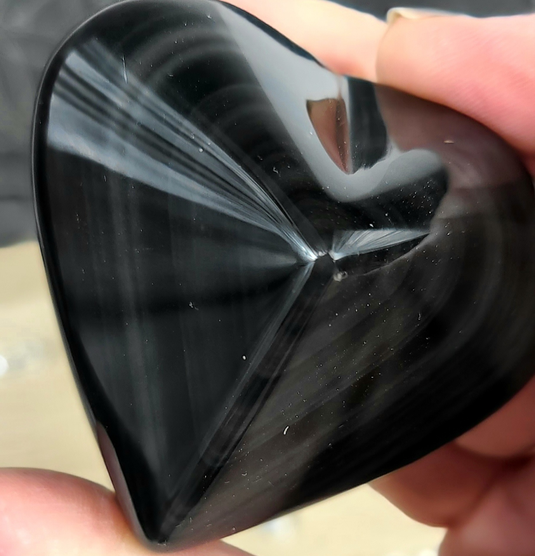 obsidienne oeil céleste coeur