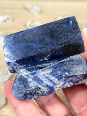 presse papier en pierre naturelle Sodalite du Brésil
