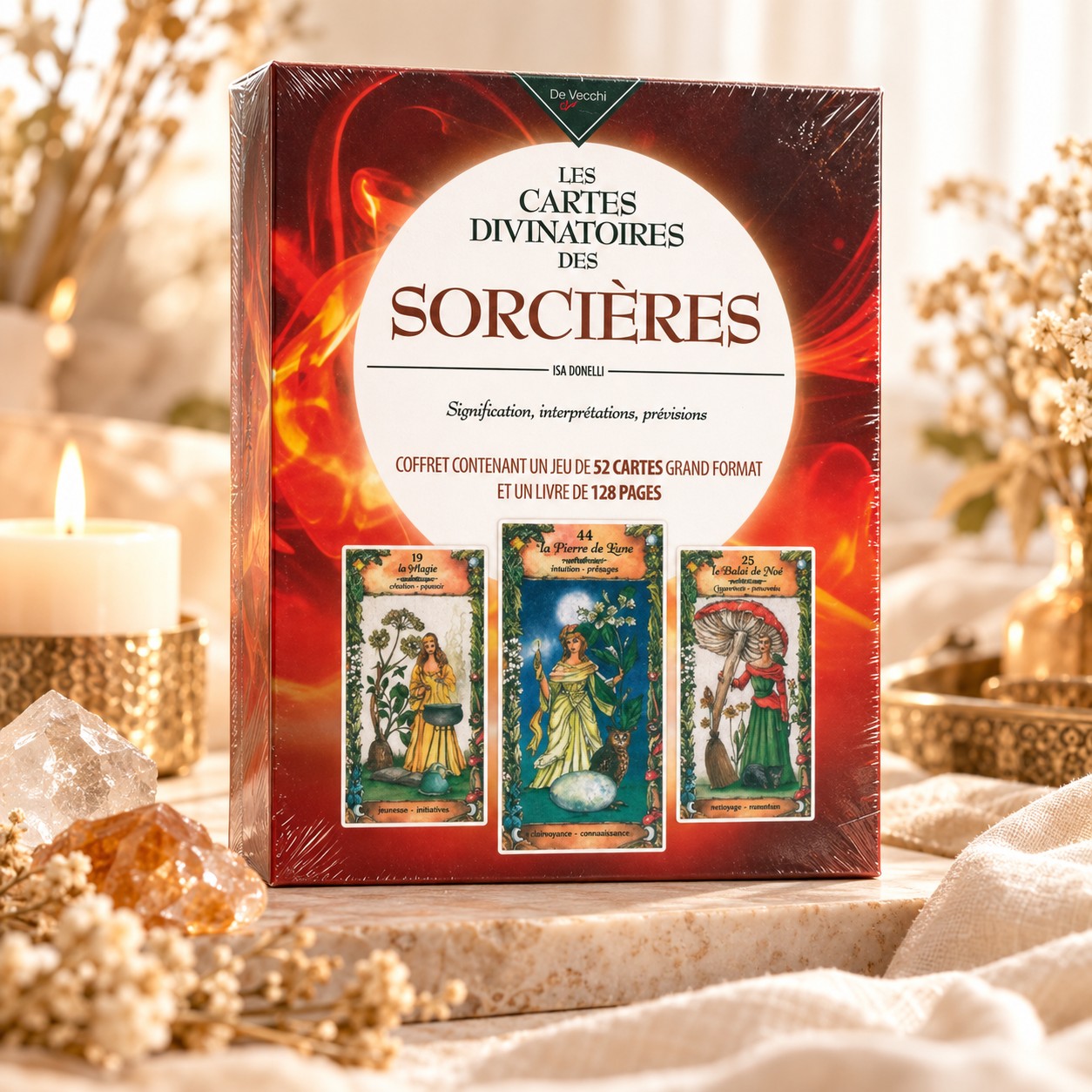 Coffret Les Cartes divinatoires des sorcières d’Isa Donelli