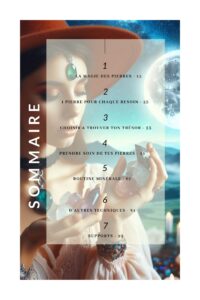 sommaire du guide de lithothérapie - Mon petit guide essentiel - Flamme d'énergie sommaire du guide de lithothérapie - flamme d'énergie