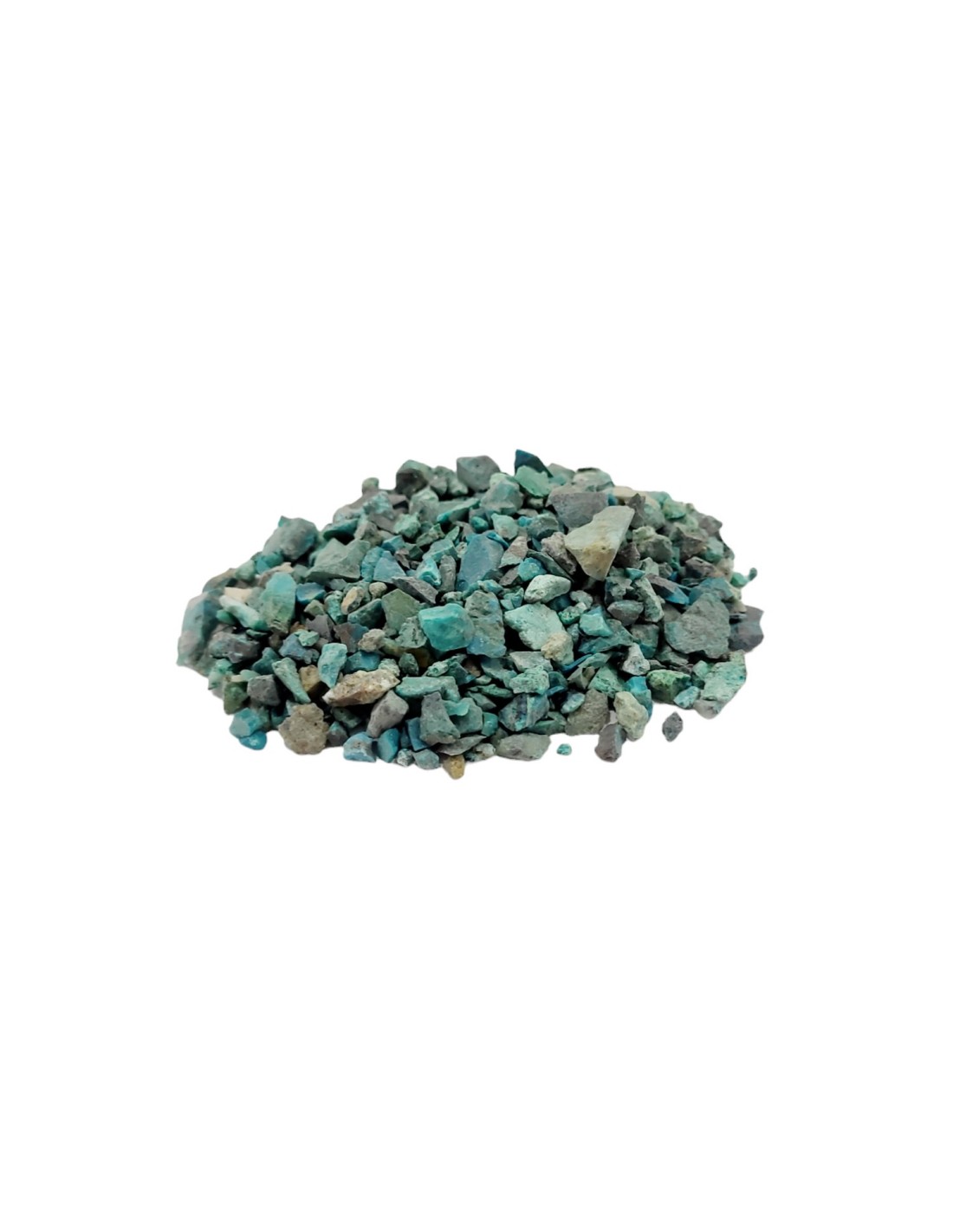 CHIPS / ÉCLATS DE CHRYSOCOLLE NATURELLE – 5 à 15 mm – Pochon 50 g