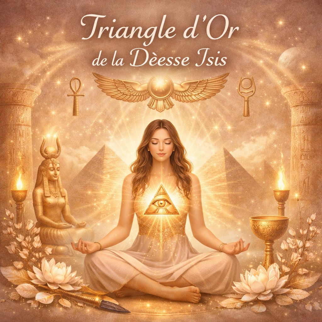 LE TRIANGLE D&rsquo;OR DE LA DÉESSE ISIS – INITIATION