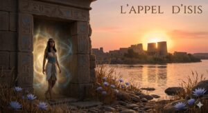 L’APPEL D'ISIS : 3 signes qui montrent que tu es prête à déployer ta force intérieure isis au temple de philae image d ISIS sortant du temps de philae, visuel illustrant l article de blog, 3 signes d isis