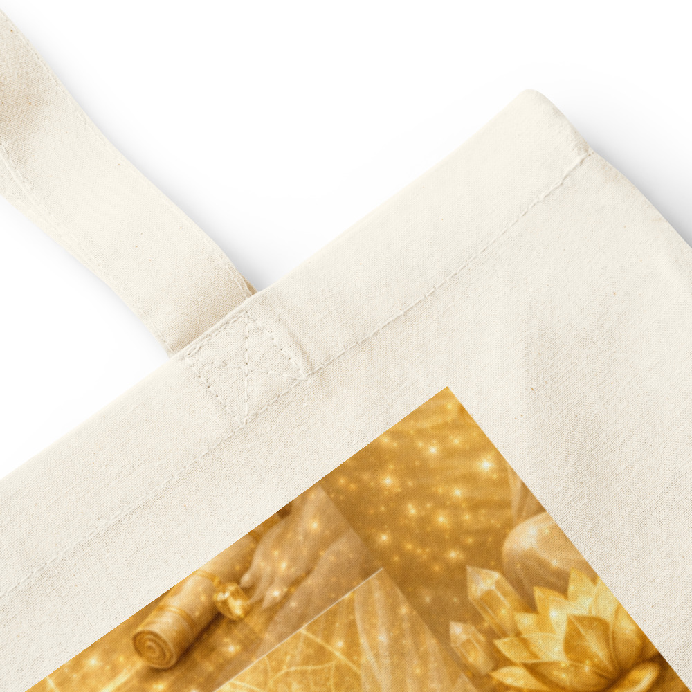 Tote Bag Coton – Déesse Sacrée Paix & Lumière