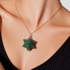 merkaba - pendentif - pierre naturelle