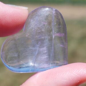 Cœurs en Fluorite Bleue AA – Vue Collection