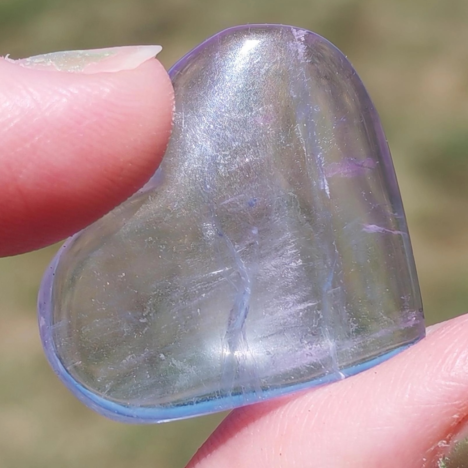 Fluorite Bleue – Détails et Strates Naturelles