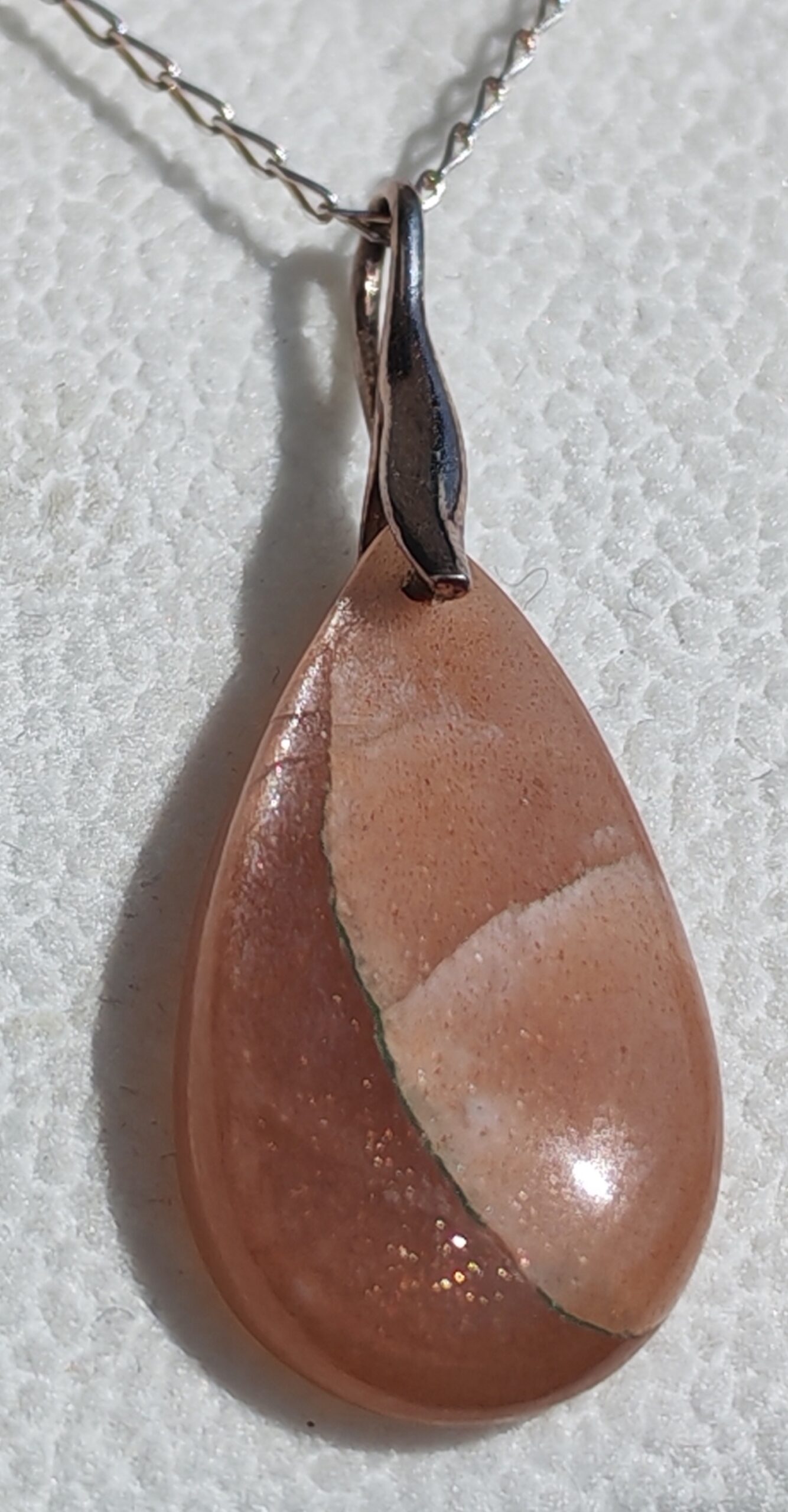 Chaîne argent fine pour pendentif Pierre de Soleil.