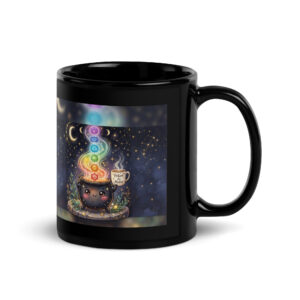 TASSE WITCHY – POTION DU MATIN & CHAUDRON MAGIQUE - Mug brillant noir