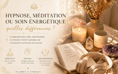 HYPNOSE, MÉDITATION OU SOIN ÉNERGÉTIQUE : quelles différences ?