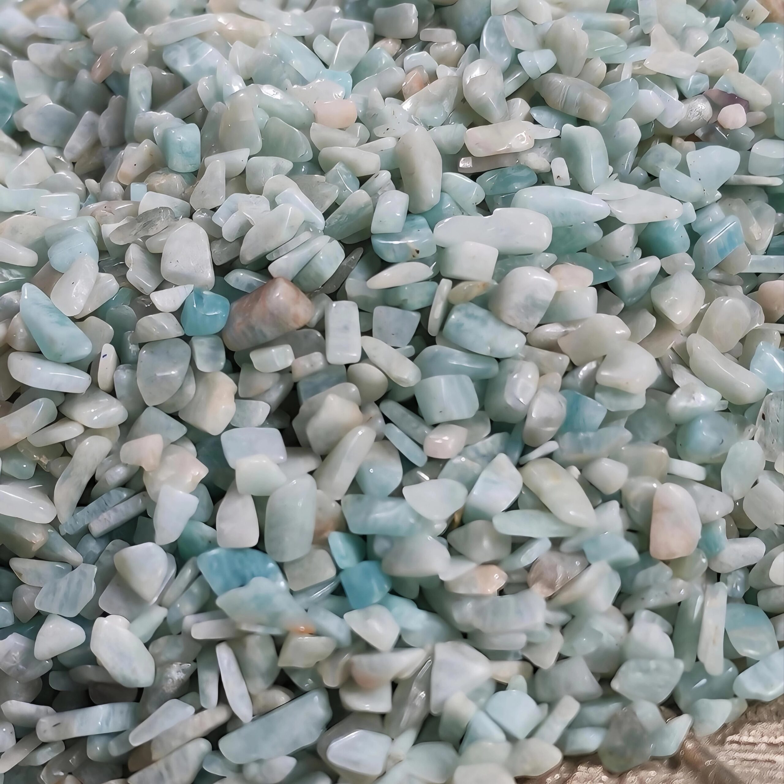 amazonite chips de pierre naturelle collection flamme d'énergie boutique de minéraux