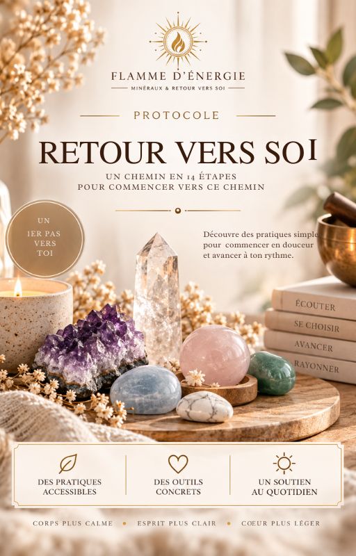 Protocole Retour vers soi – e-book PDF en 14 étapes Flamme d’Énergie