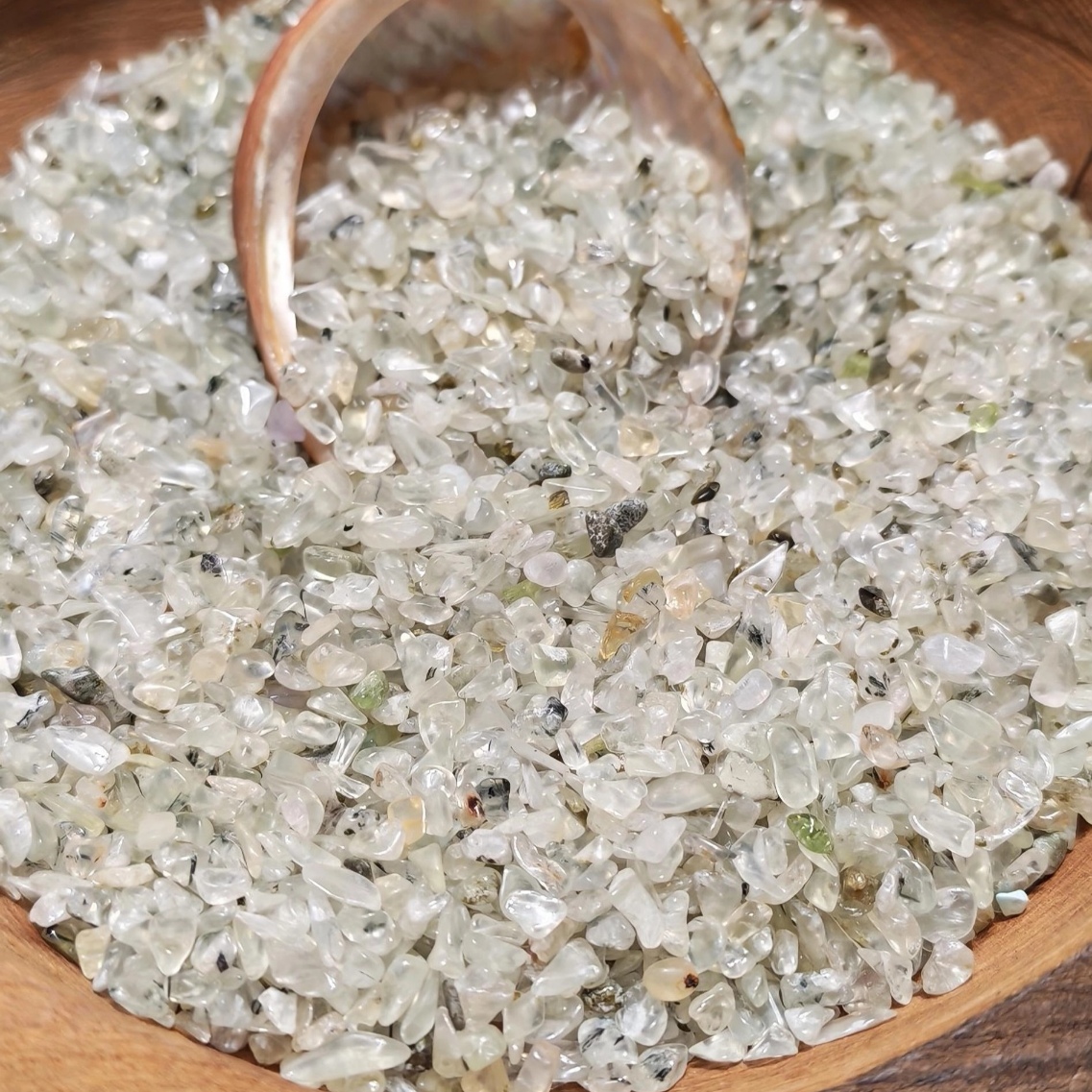 prehnite chips pierre naturelle