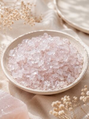 chips quartz rose